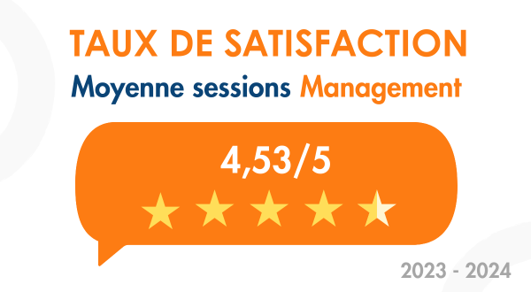 Taux de satisfaction Sessions Management